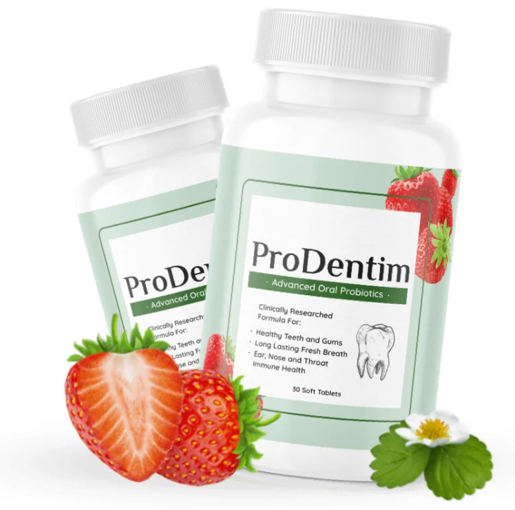 ProDentim oral probiotic chewable tablets bottle